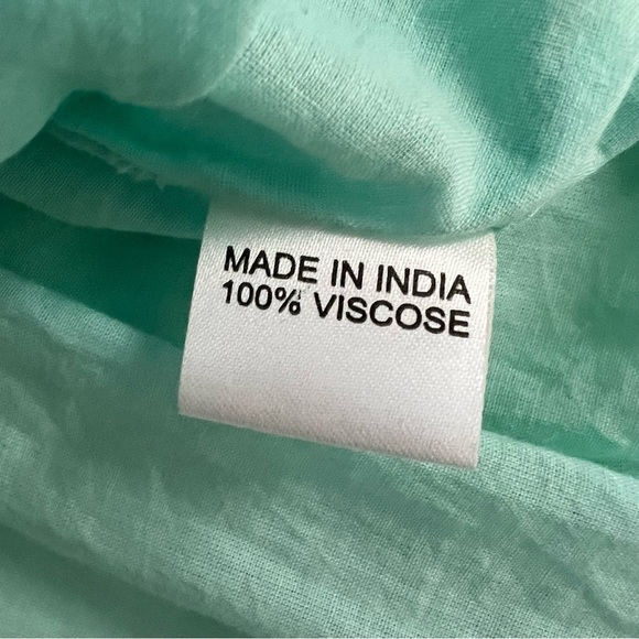 Beachy Printed Mini Dress with‎ Bead and Sequin Detail Resortwear Size Large - Picture 9 of 10